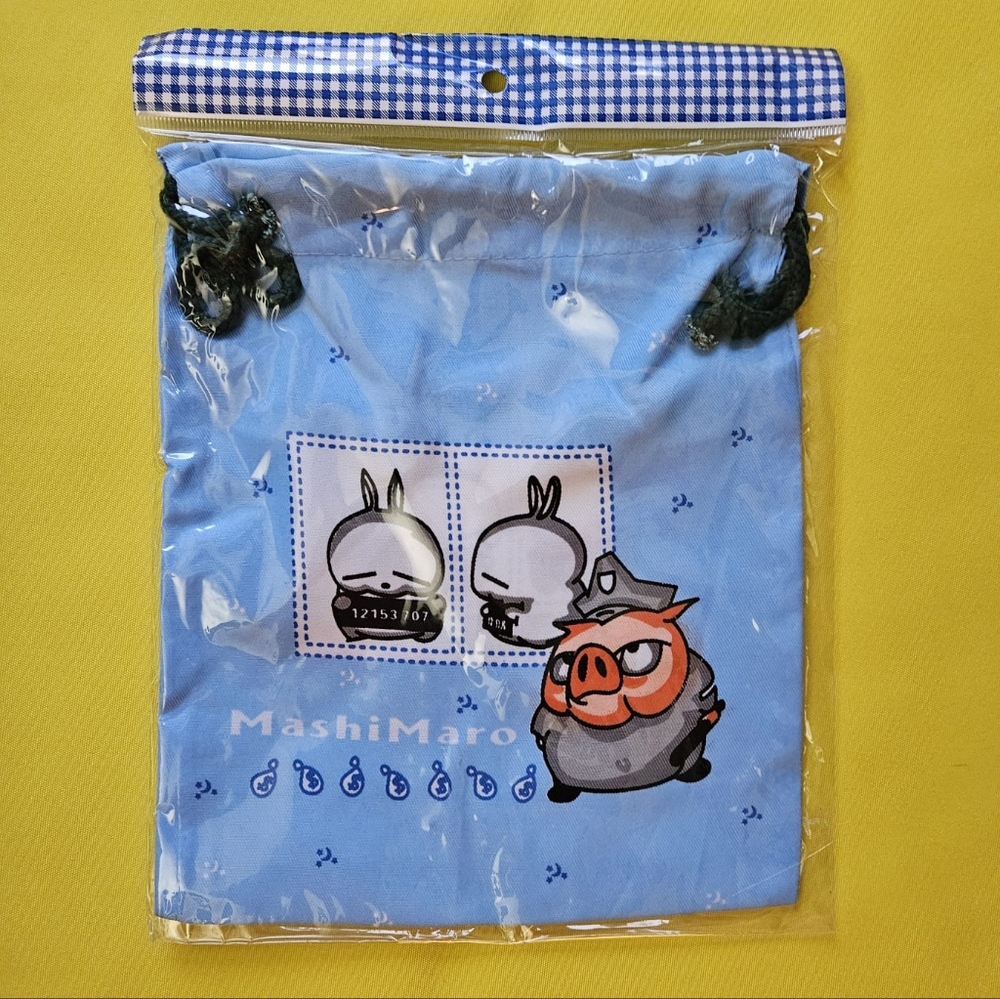 Mashi Maro Anime Mashi Maro Korea Bag Blue Unbranded Dry Storage New